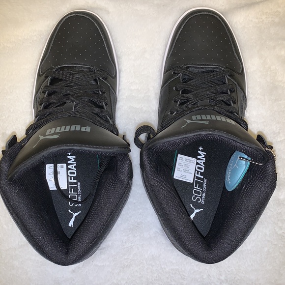 Puma Men’s Rebound Layup SL Shoes Size 10 Puma Black-Castlerock-White New W/Box. - Picture 8 of 11